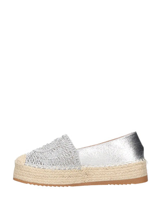 ESPADRILLES FÜR DAMEN - NINI SILBER - SS25166 4