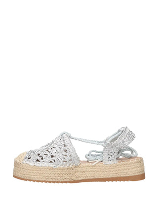 ESPADRILLES FÜR DAMEN - NINI SILBER - SS25168 4
