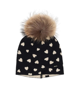 DAMENHUT - ATELIER DU SAC SCHWARZ-BEIGE - 18124-000-W5H-A