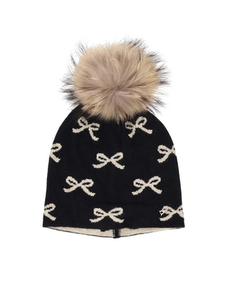 DAMENHUT - ATELIER DU SAC SCHWARZ-BEIGE - 18128-000-W5H-A