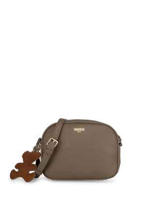 DAMEN-SCHULTERTASCHE - PASH BAG TAUPE - 18332-LIK-W5M-P