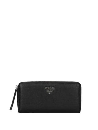 Damengeldbörse - Schwarze Pash-Tasche - 18388-WOR-W5A-P