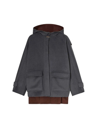 CAPPOTTO DONNA - TRUSSARDI ANTRACITE - 0009A000452N