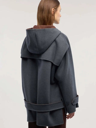 CAPPOTTO DONNA - TRUSSARDI ANTRACITE - 0009A000452N 3