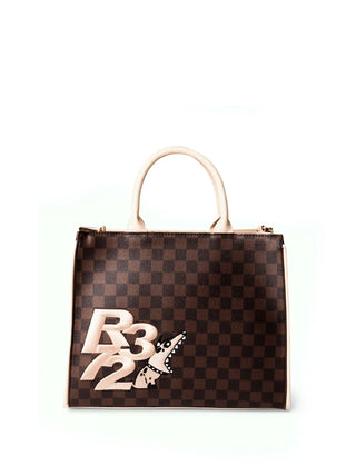 BORSA A MANO DONNA - R372 MARRONE - B001