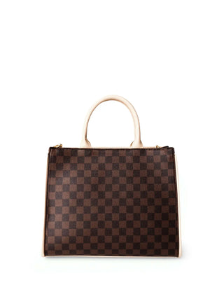 BORSA A MANO DONNA - R372 MARRONE - B001 3