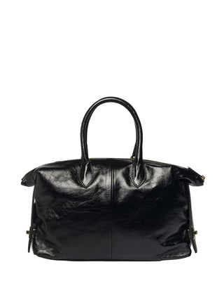 BORSA A MANO DONNA - MARC ELLIS NERO-ORO - SOFTY M NK 3