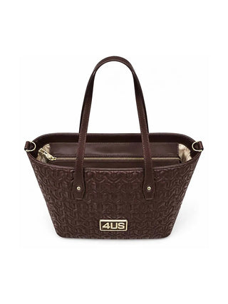 BORSA A SPALLA DONNA - 4US PACIOTTI MARRONE - 11072 3
