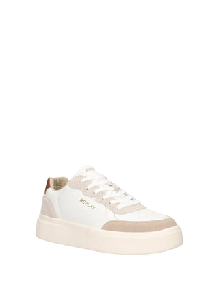 SNEAKERS UOMO - REPLAY BIANCO-BEIGE - RZ7O0202L 2