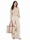 BORSA A SPALLA DONNA - TRUSSARDI BEIGE - Z769E006470N 4