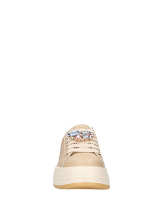 SNEAKERS DONNA - APE PAZZA BEIGE - S6LIFTY15/LES 3