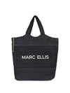 BORSA A SPALLA DONNA - MARC ELLIS NERO - BUBY ANTIGUA 1