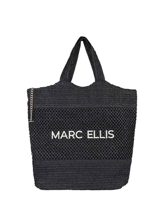 BORSA A SPALLA DONNA - MARC ELLIS NERO - BUBY ANTIGUA 1