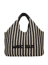 BORSA A SPALLA DONNA - MARC ELLIS NERO-SABBIA - BUBY EIVISSA 1