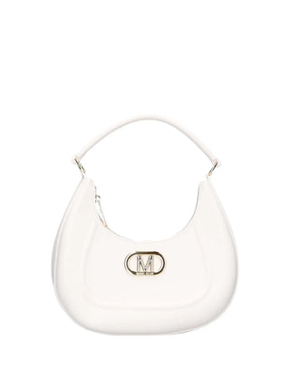 BORSA A SPALLA DONNA - MARC ELLIS BIANCO-ORO - FLAT HERO M 1