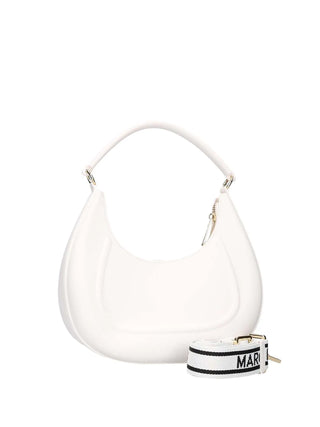 BORSA A SPALLA DONNA - MARC ELLIS BIANCO-ORO - FLAT HERO M 3