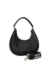 BORSA A SPALLA DONNA - MARC ELLIS NERO-ORO - FLAT HERO M 3