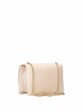 BORSA A SPALLA DONNA - MARC ELLIS BEIGE-ORO - FLAT SUPERMEE M. 3