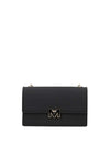 BORSA A SPALLA DONNA - MARC ELLIS NERO-ORO - FLAT SUPERMEE M. 1