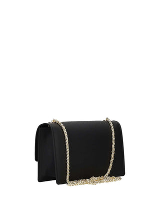 BORSA A SPALLA DONNA - MARC ELLIS NERO-ORO - FLAT SUPERMEE M. 3