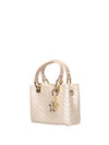 BORSA A MANO DONNA - MARC ELLIS BEIGE-ORO - KRISSY WAVE S. 2