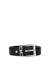 CINTURA DONNA - MARC ELLIS NERO-ARGENTO - ME BELT - 170 DO 1