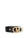 CINTURA DONNA - MARC ELLIS NERO-ORO - ME BELT - 175 BX 1