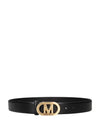 CINTURA DONNA - MARC ELLIS NERO-ORO - ME BELT - 175 BX 2