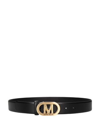 CINTURA DONNA - MARC ELLIS NERO-ORO - ME BELT - 175 BX 2