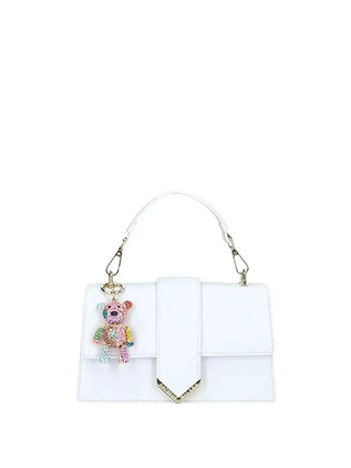 BORSA A SPALLA DONNA - PASH BAG BIANCO - 17295-KAY-S5M-P