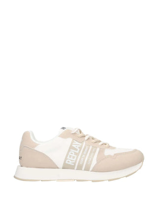 SNEAKERS UOMO - REPLAY BIANCO-BEIGE - RS680118S