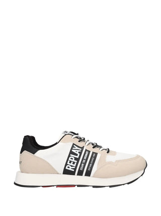 SNEAKERS UOMO - REPLAY BIANCO-NERO - RS680118S